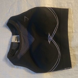 Gymshark Bralette Darker Grey to Black with Purple Highlights Size X Sm.